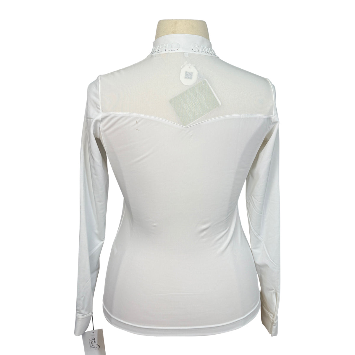 Samshield 'Paloma' Long Sleeve Show Shirt in White