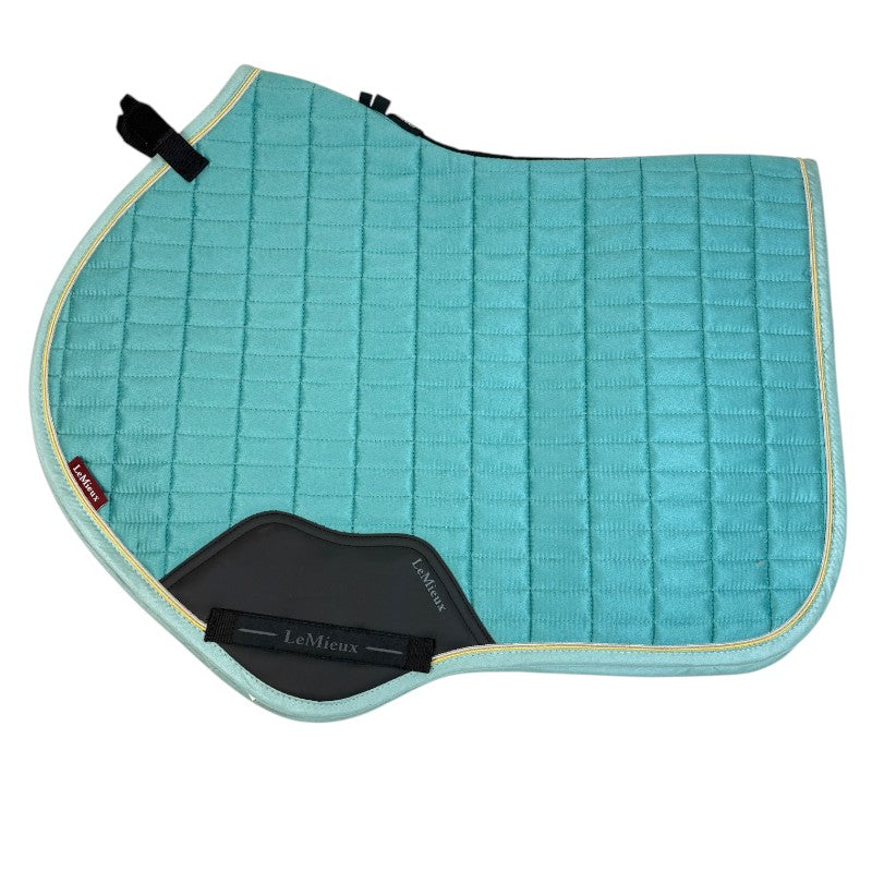 LeMieux Suede Close Contact Pad in Lagoon 