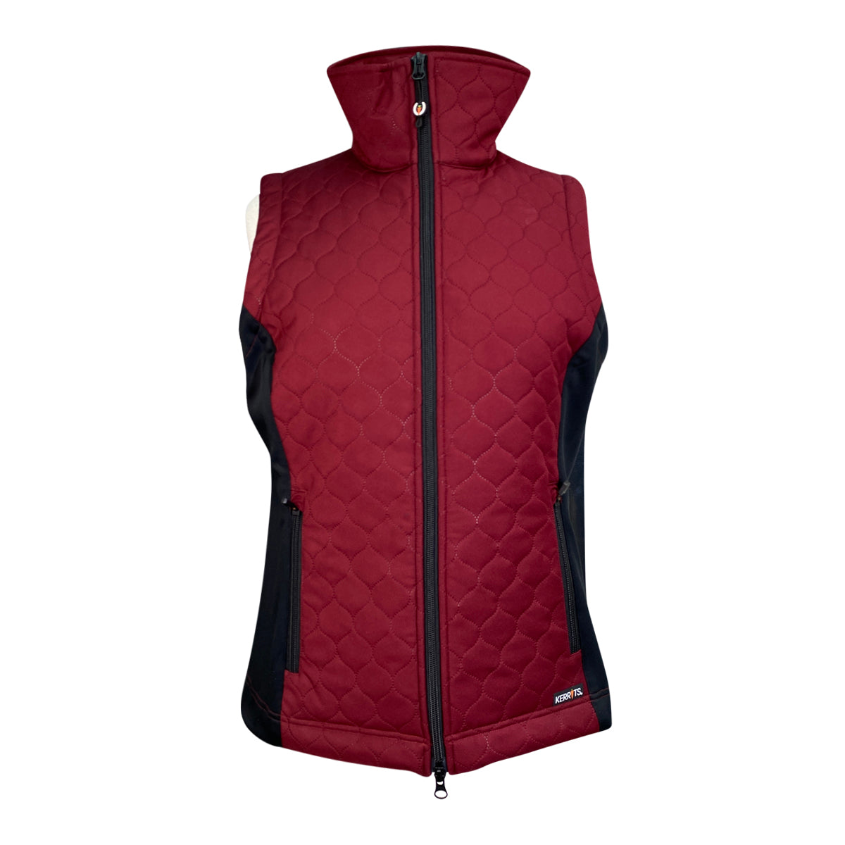 Kerrits Quilted Vest in Burgundy 