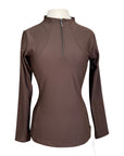 Maximilian Equestrian Long Sleeve Base Layer in Brown