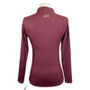 Aztec Diamond Base Layer in Merlot - Women's Small