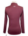 Aztec Diamond Base Layer in Merlot - Women's Small