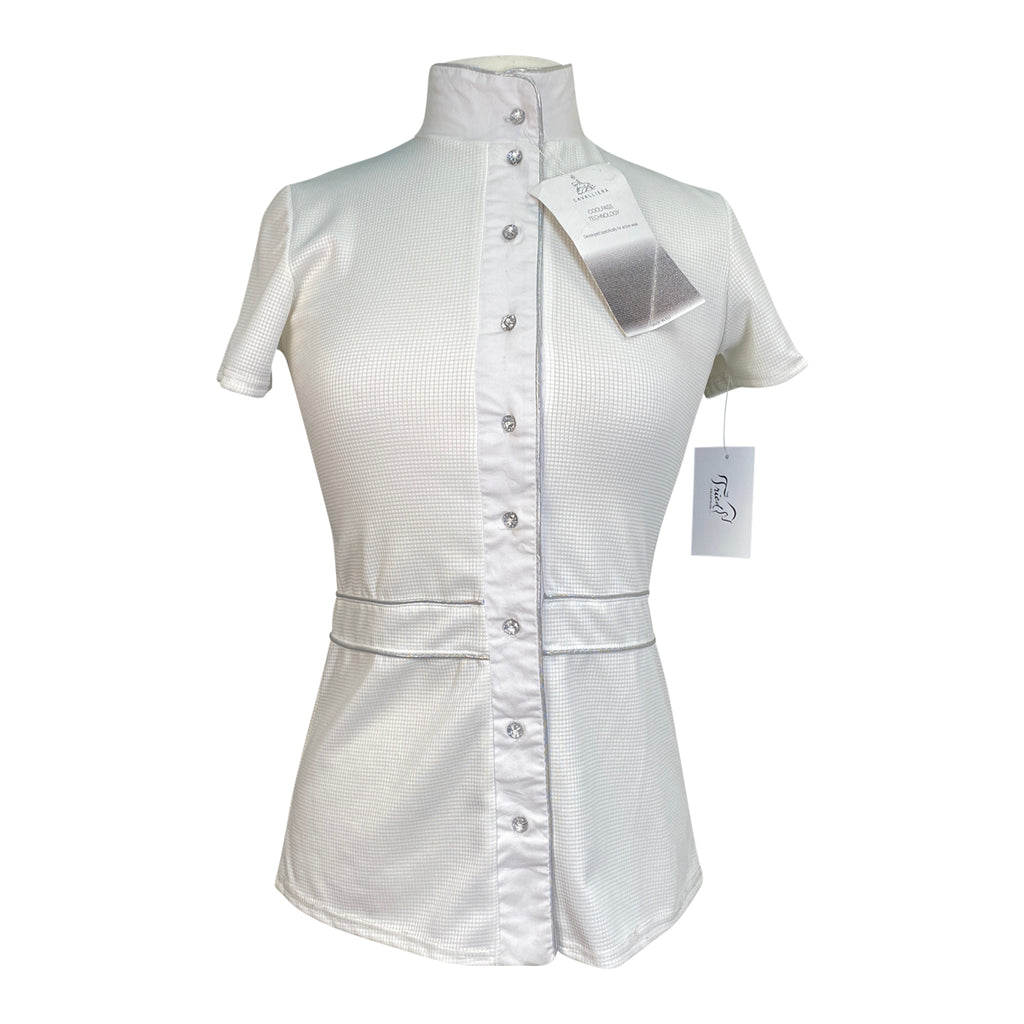Cavalliera Short Sleeve Show Shirt in White