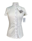 Cavalliera Short Sleeve Show Shirt in White