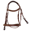 Devoucoux Plain Square Raised Bridle in Brown