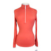 Goode Rider 1/2 Zip Sport Performance Shirt in Coral