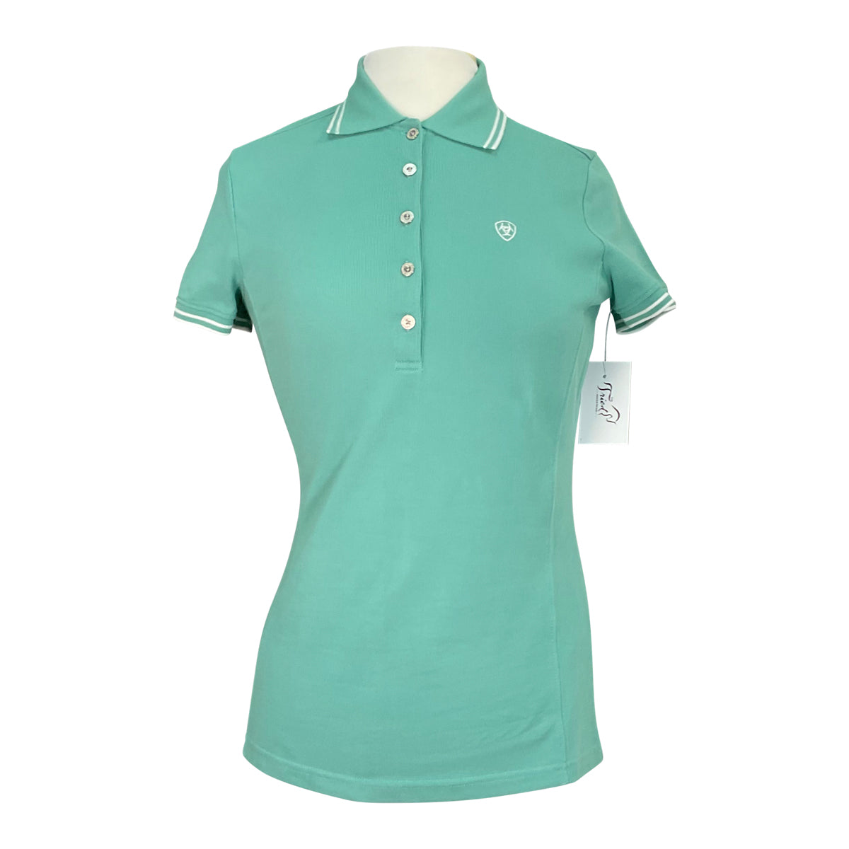 Ariat 'Paige' Polo in Teal