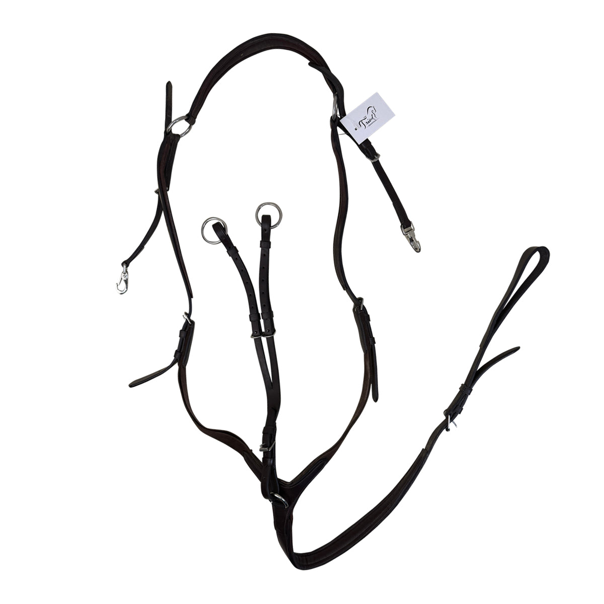 Shires Velociti Lusson Breastplate in Brown - Full