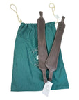 Forestier Wide Stirrup Leathers in Dark Brown