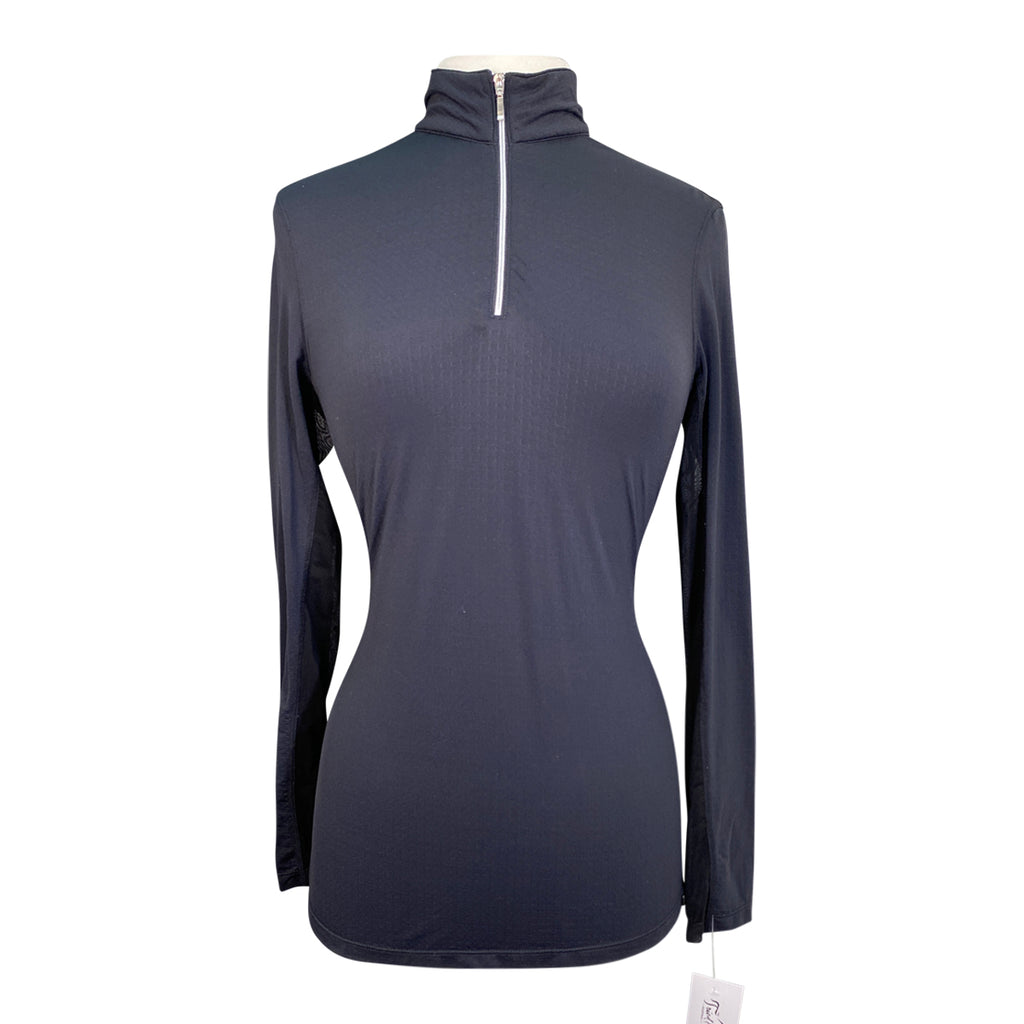 Dover Saddlery CoolBlast® 100 Long Sleeve Shirt in Black - Women's Medium