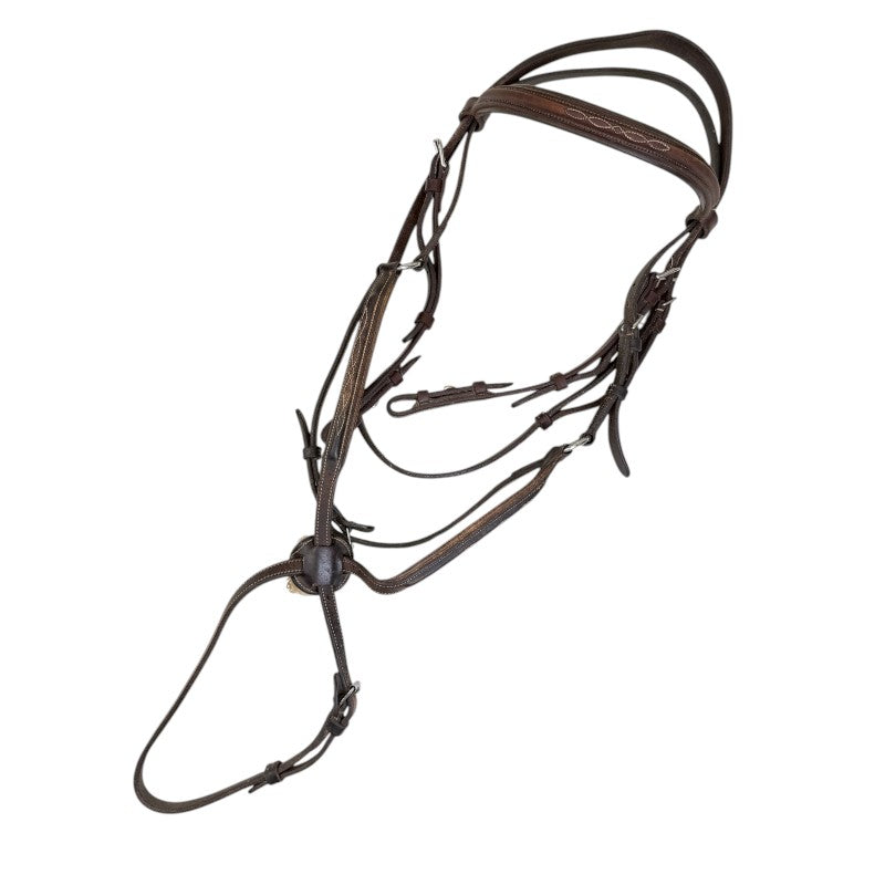 Rodrigo Pessoa Fighre 8 Padded Jumper Bridle in Brown