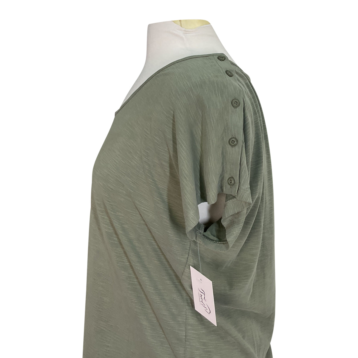 Dubarry 'Castlecomer' Cap Sleeve Top in Sage