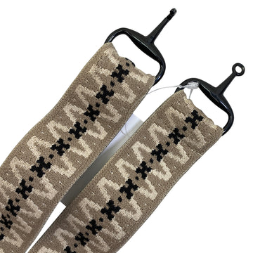 Ellany Equestrian 'Harlow' Snaffle Belt in Brown/Black Multi 