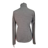 Irideon 'Thermaluxe' Quarter Zip Top in Grey/Pink