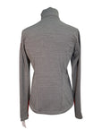 Irideon 'Thermaluxe' Quarter Zip Top in Grey/Pink