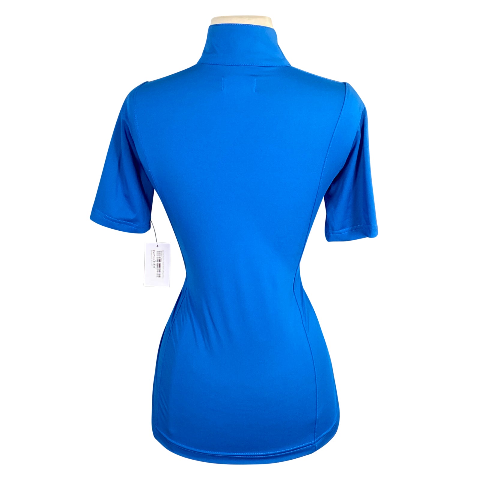 Back of Equisite 'Elaine' Show Shirt in Royal Blue