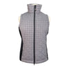 Kerrits Puff Vest in Charcoal Chevron Squares
