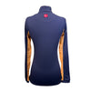 Kastel Signature Long Sleeve Shirt in Navy/Orange