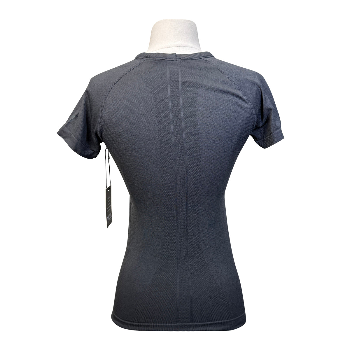 TKEQ The 'Kennedy' Seamless Short Sleeve in Charcoal 