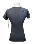 TKEQ The 'Kennedy' Seamless Short Sleeve in Charcoal 