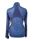 Kerrits Rail Side Quarter Zip Fleece Tech Top in Ink Snaffle Harmony