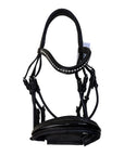 Solo Equine Comfort Double Bridle in Black