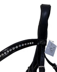 Solo Equine Comfort Double Bridle in Black