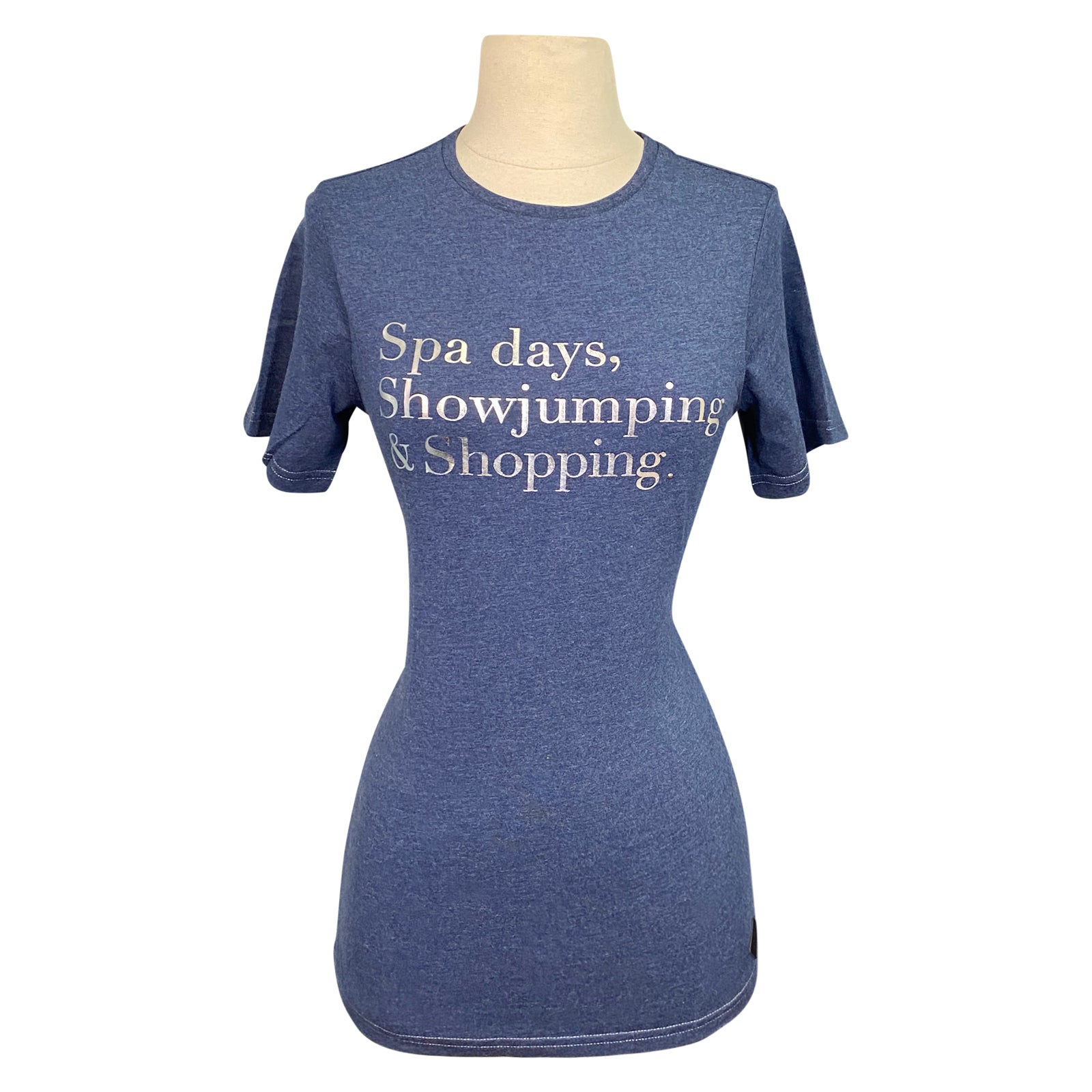Caldene Showjumping Tee in Navy Heather