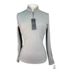 Equestrian Stockholm 'Power' Top in Light Grey - Women's Small