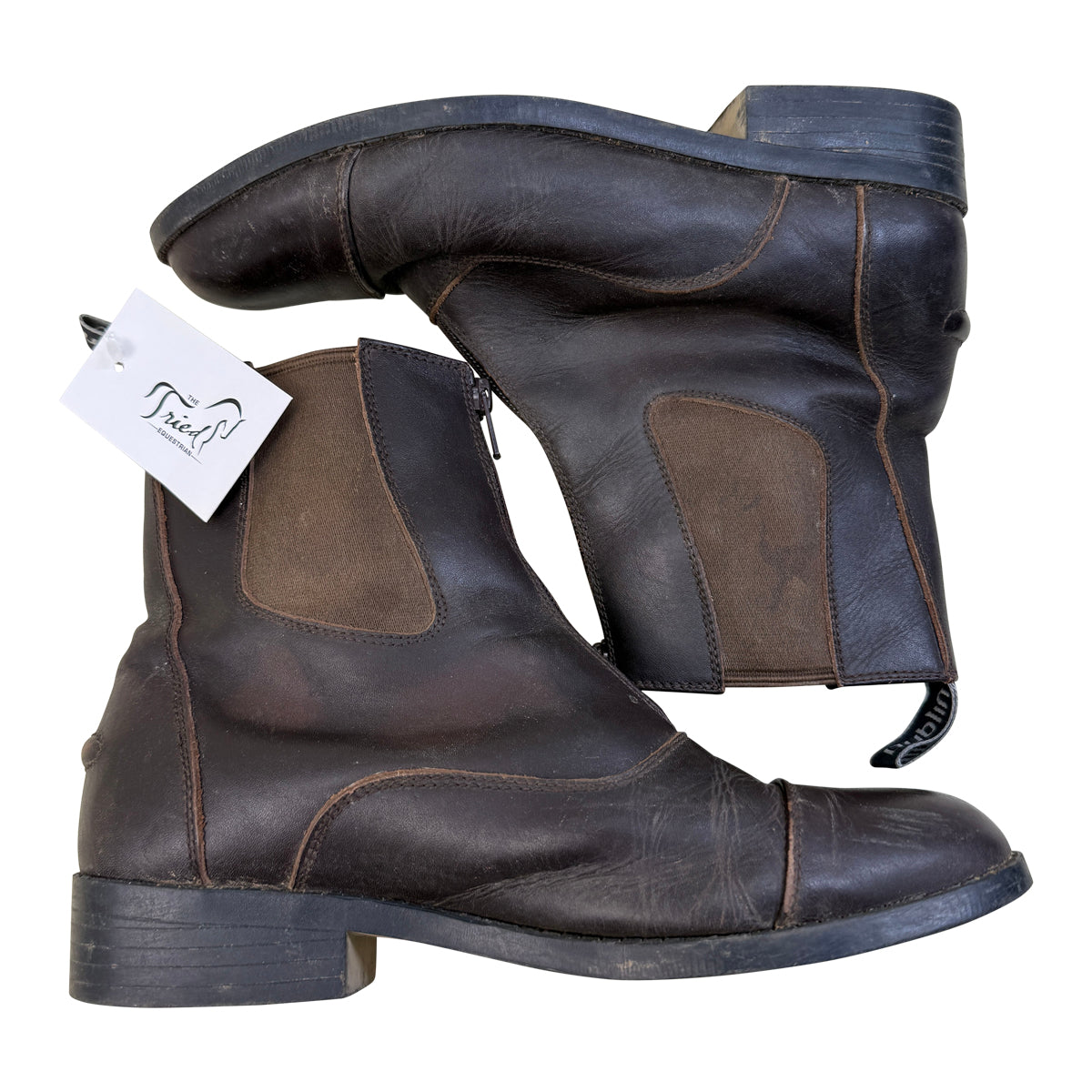 Dublin &#39;Altitude&#39; Zip Paddock Boots in Brown