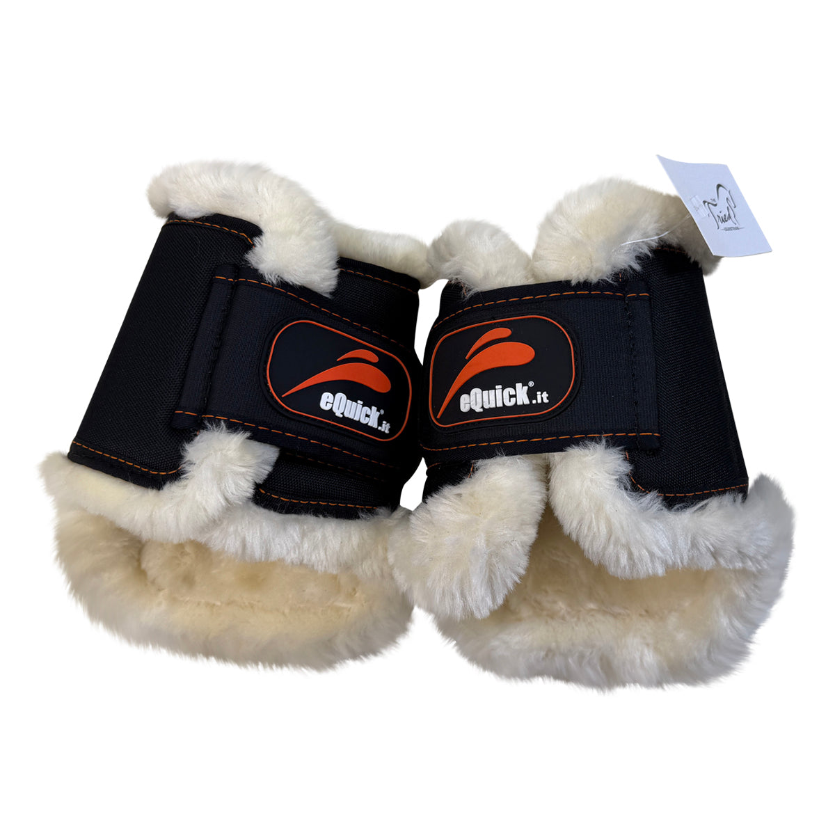 eQuick.it eShock Fetlock Boots in Black