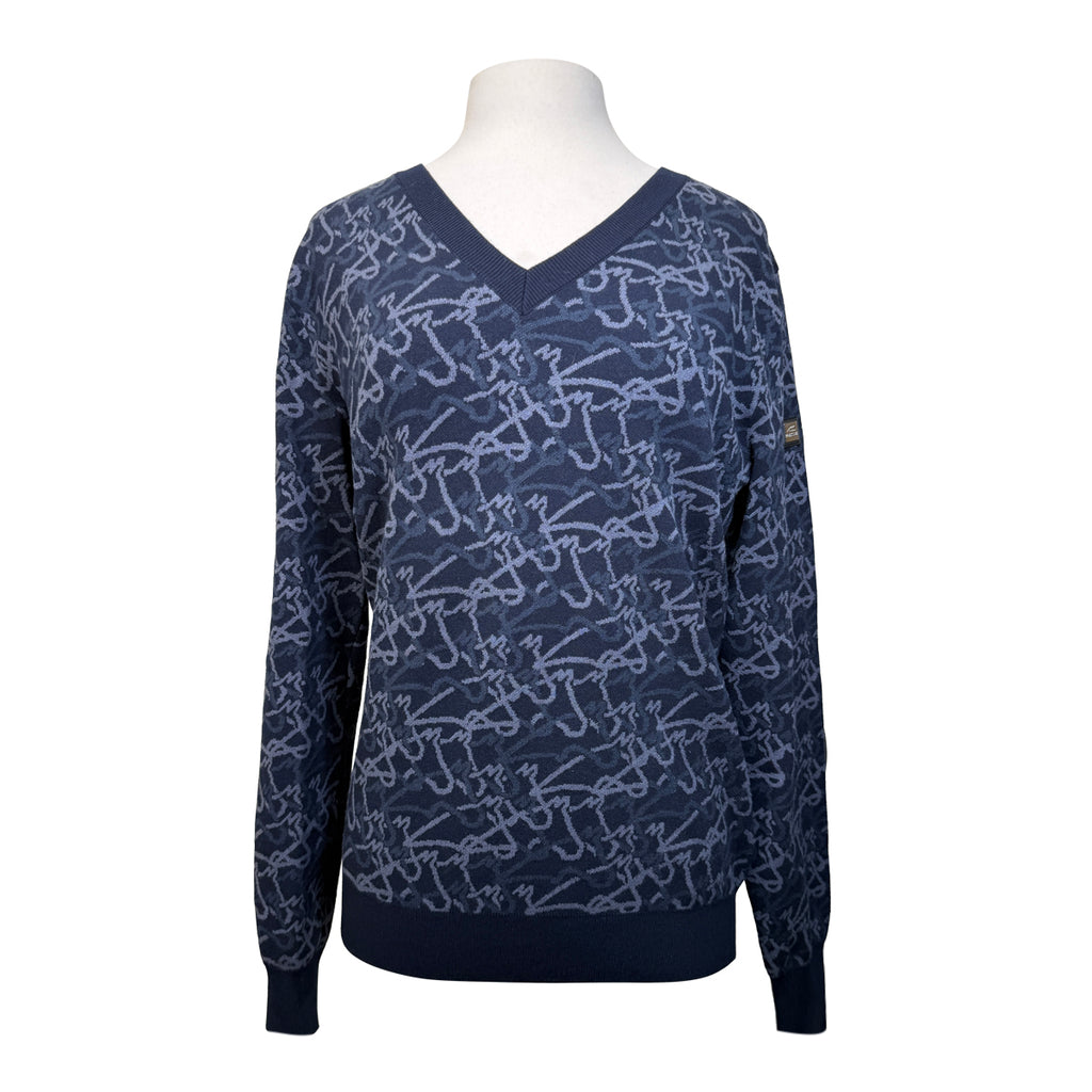 Equiline 'Cekil' Sweater in Navy