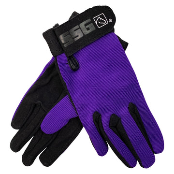 SSG All Weather Riding Gloves in Purple/Black