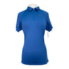 Dover Saddlery 'Aiken' Short Sleeve Shirt in Set Sail Blue