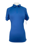 Dover Saddlery 'Aiken' Short Sleeve Shirt in Set Sail Blue