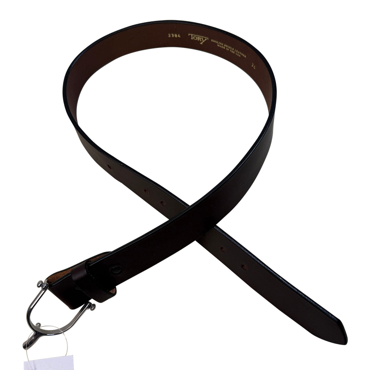 Tory Leather Spur Belt in Brown