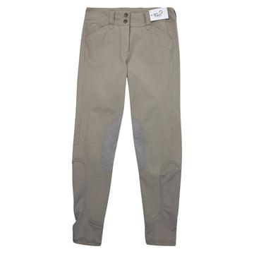 Smartpak Piper Knee Patch Breeches in Tan/Lavender