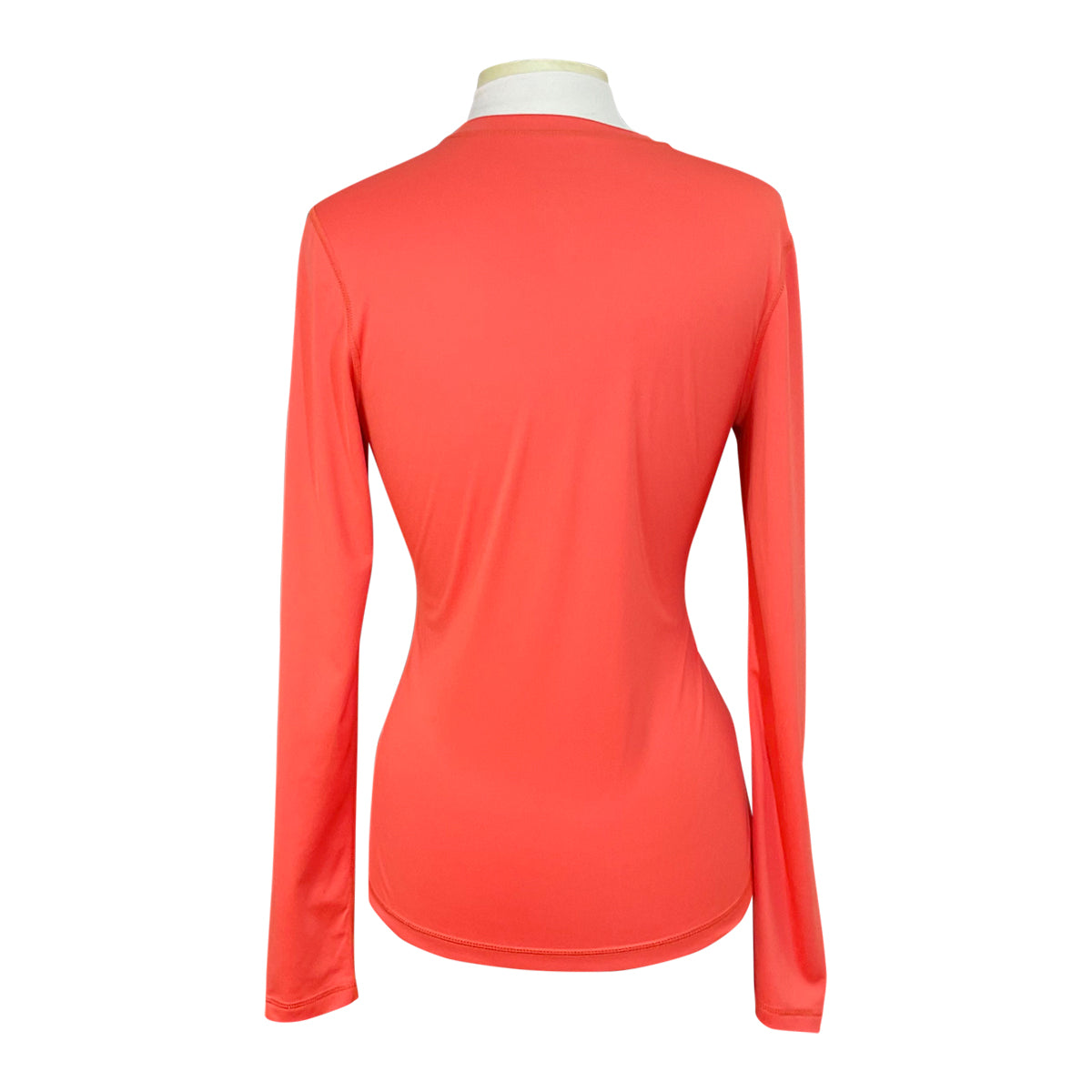 Asmar Equestrian AE Logo Long Sleeve Shirt in Coral 