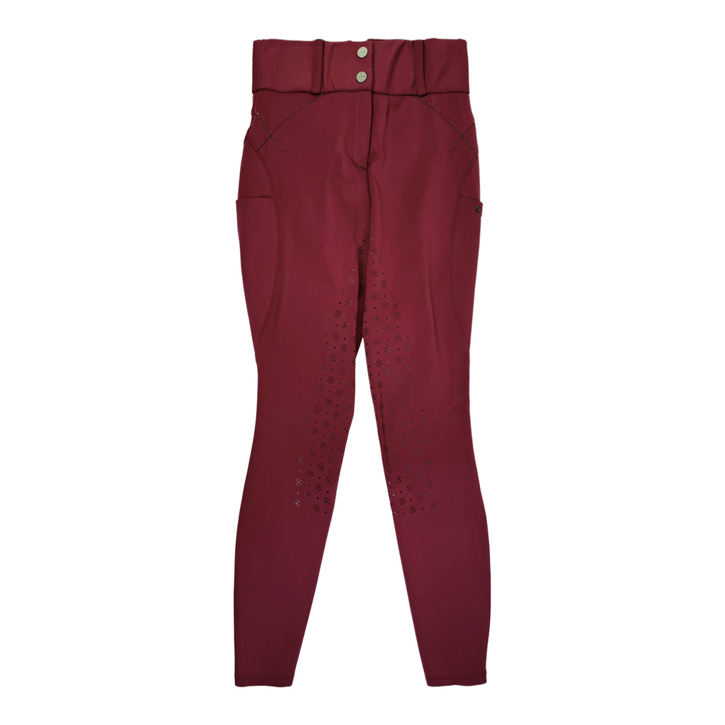 Cavallo Candera Full Grip Breeches in Port