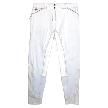 SmartPak Piper 'Evolution' High Rise Breeches in White/Grey