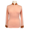 Halter Ego 'Roxana' Riding Shirt  in Coral/Rust