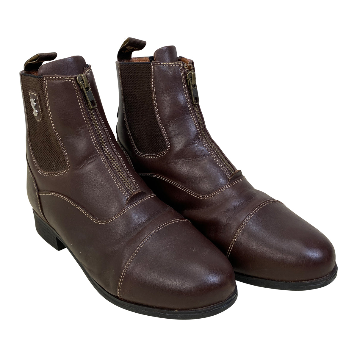 Tredstep &#39;Donatello&#39; Front-Zip Paddock Boots in Brown