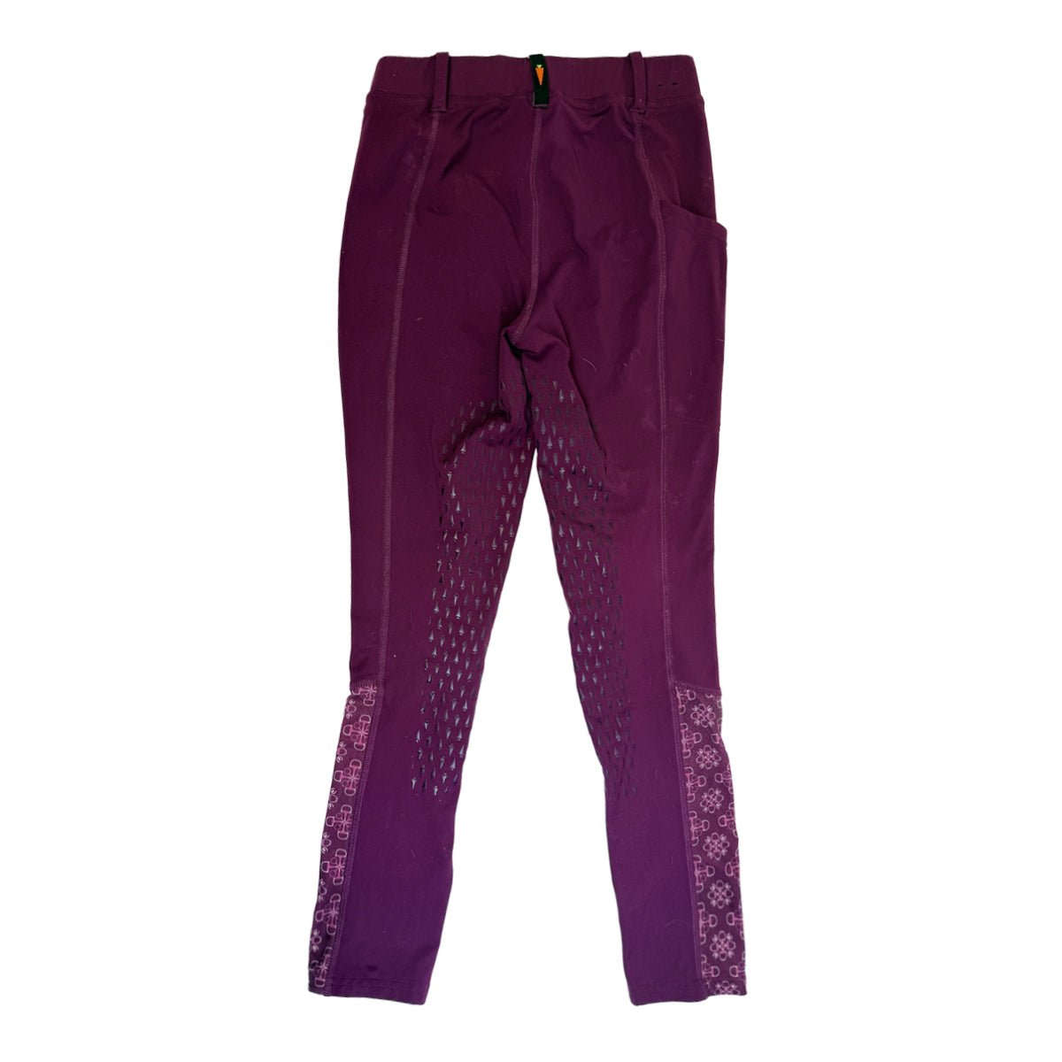 Kerrits Coolcore Silicone Full Leg Tights in Mulberry