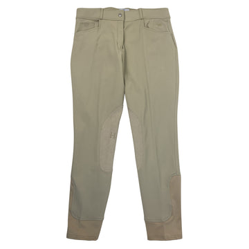 SmartPak Hadley Knee Patch Breeches in Tan