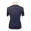 CALLIDAE The Short Sleeve Tech V Neck in Black