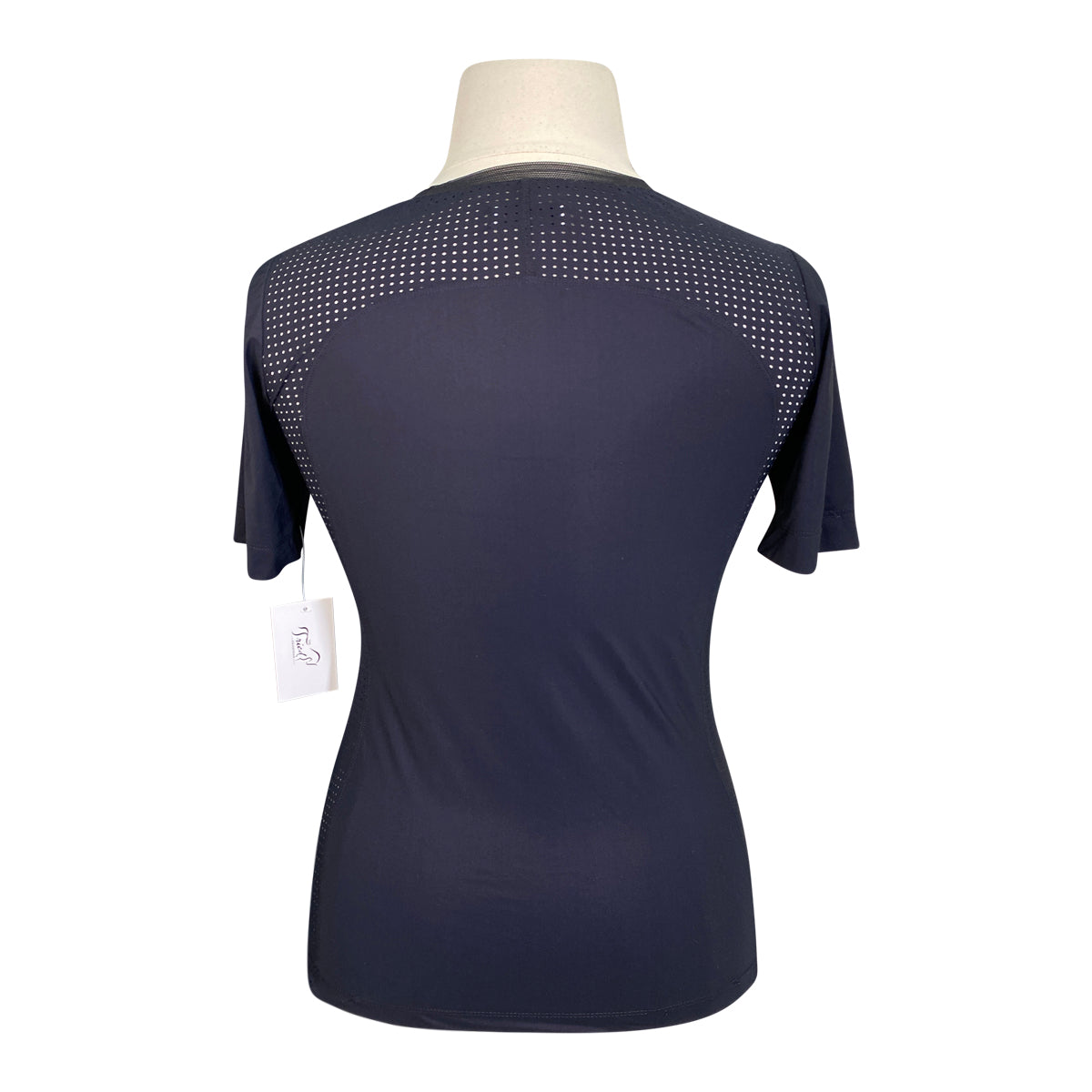 CALLIDAE The Short Sleeve Tech V Neck in Black