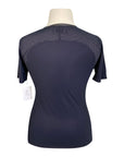 CALLIDAE The Short Sleeve Tech V Neck in Black