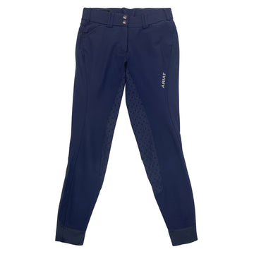 Ariat 'Tri Factor' Full Seat Breeches in Navy