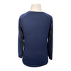 Kerrits Kids 'First Pass' Base Layer Top in Navy/ Sky Blue Horse