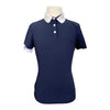 Cavalleria Toscana Jersey Polo in Navy/White